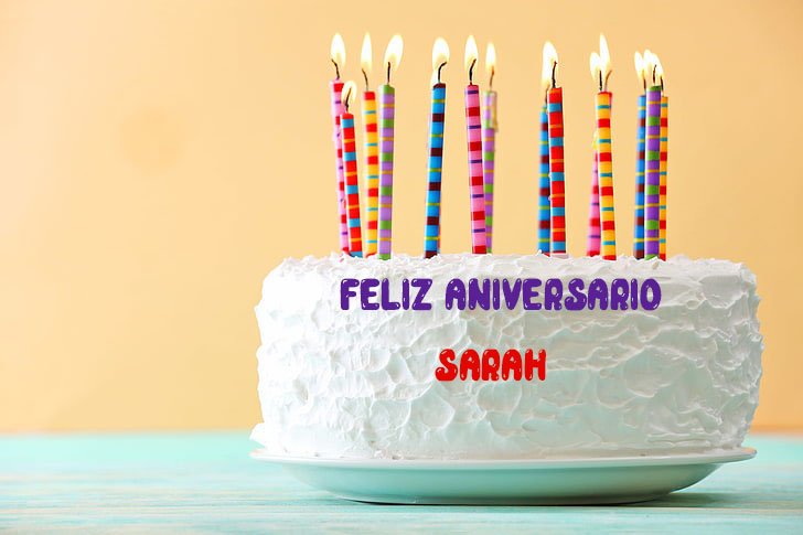Feliz Aniversario Sarah