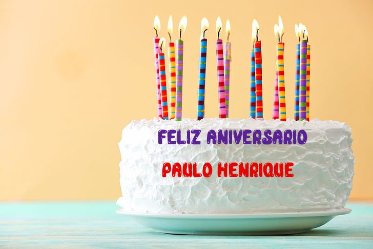 Feliz Aniversario paulo henrique