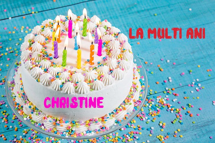 La multi ani Christine