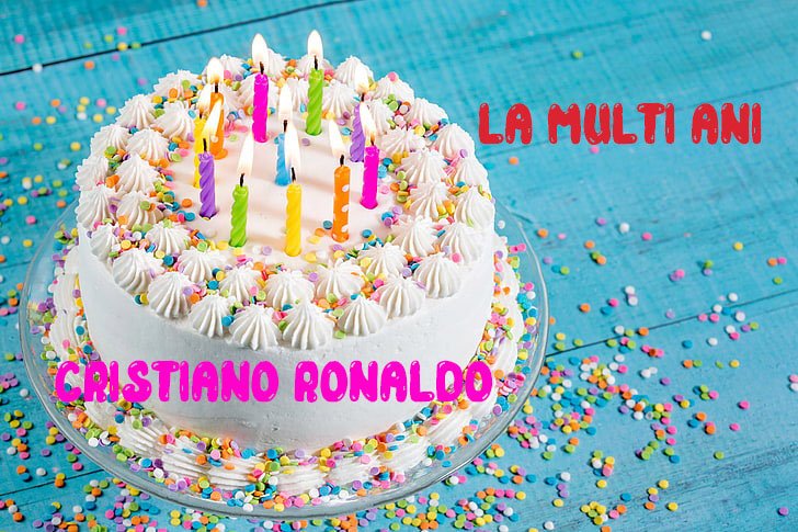 La multi ani Cristiano Ronaldo