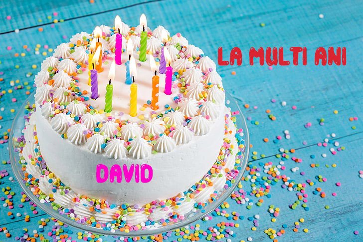 La multi ani David