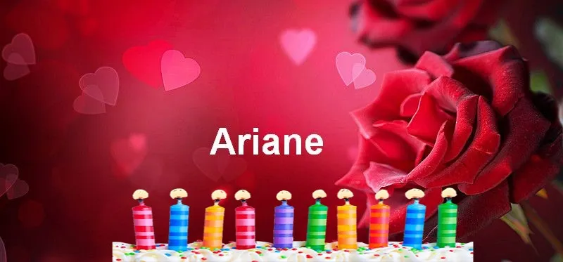 Alles Gute zum Geburtstag Ariane