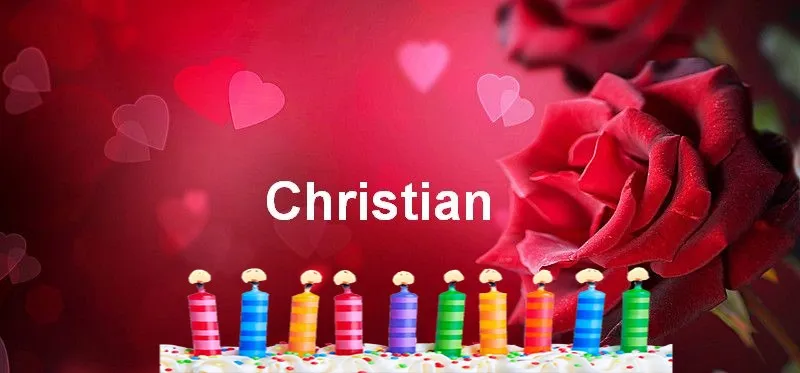 Alles Gute zum Geburtstag Christian