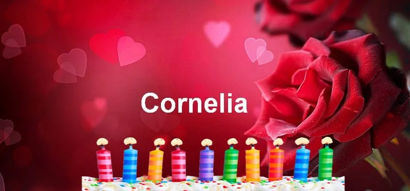Alles Gute zum Geburtstag Cornelia