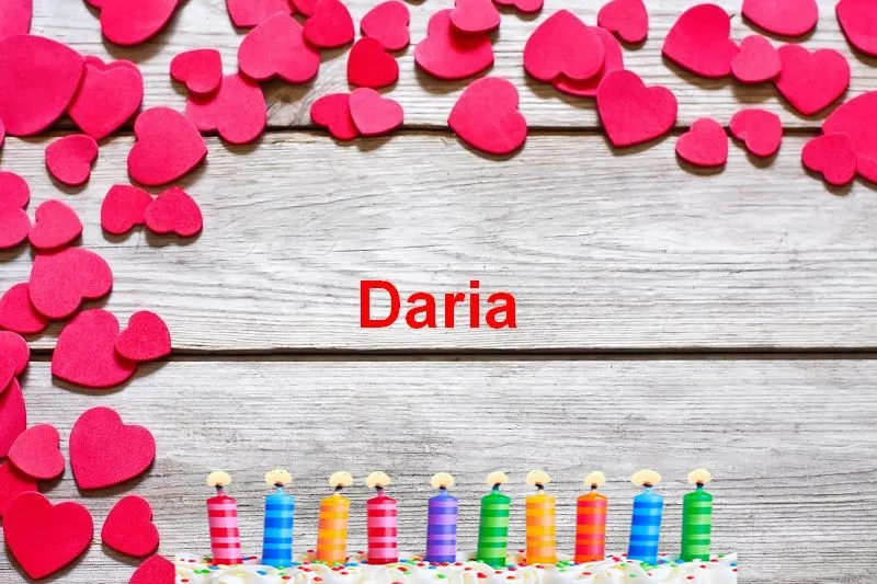 Alles Gute zum Geburtstag Daria