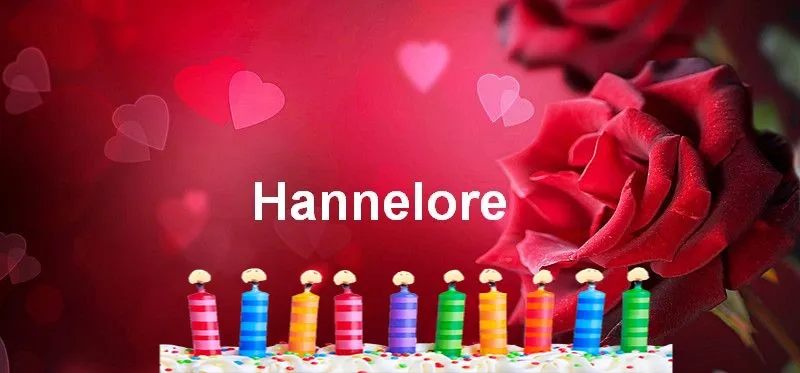 Alles Gute zum Geburtstag Hannelore