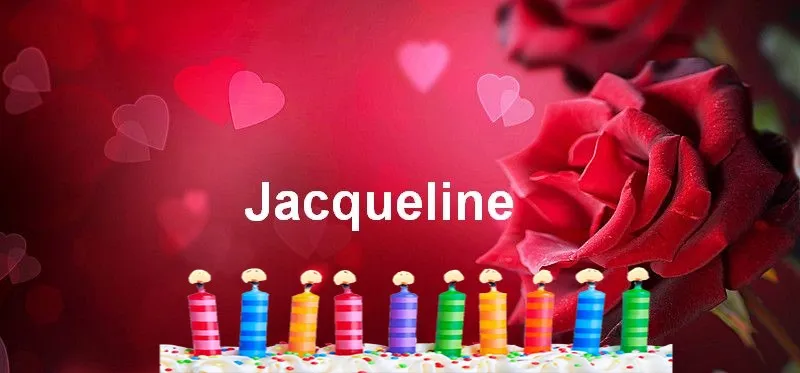 Alles Gute zum Geburtstag Jacqueline