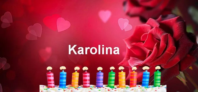 Alles Gute zum Geburtstag Karolina