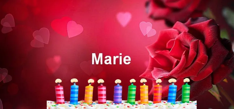Alles Gute zum Geburtstag Marie