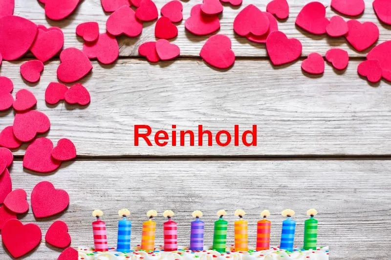 Alles Gute zum Geburtstag Reinhold