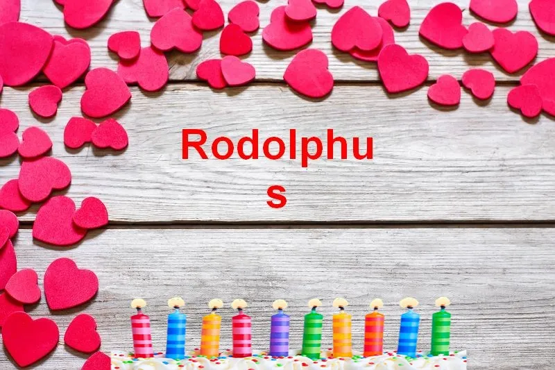 Alles Gute zum Geburtstag Rodolphus
