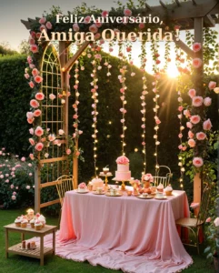 Aniversário da Amiga Mais Incrível do Mundo