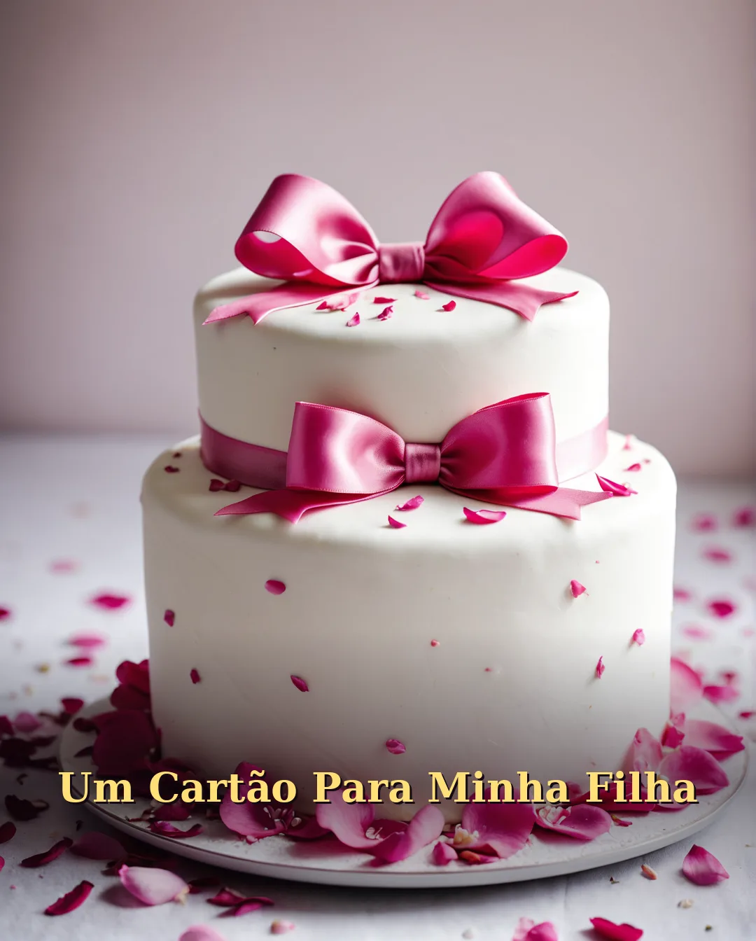 Cartão de Aniversário para Filha