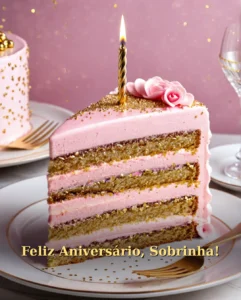 Cartão de Aniversário para Sobrinha