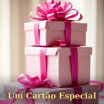 Texto de aniversário para filha com bolo ombré rosado e flores frescas delicadas