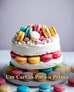 Cartão Virtual de Aniversário para Prima