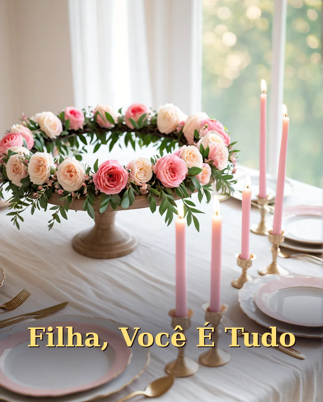 Declaração de Aniversário para Filha