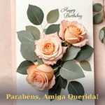 Imagem de texto de aniversário para amiga para baixar e compartilhar no WhatsApp