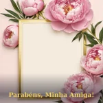 Imagem de frases curtas de aniversário para amiga para baixar e compartilhar no WhatsApp