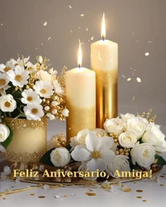Feliz Aniversário para Comadre Amiga