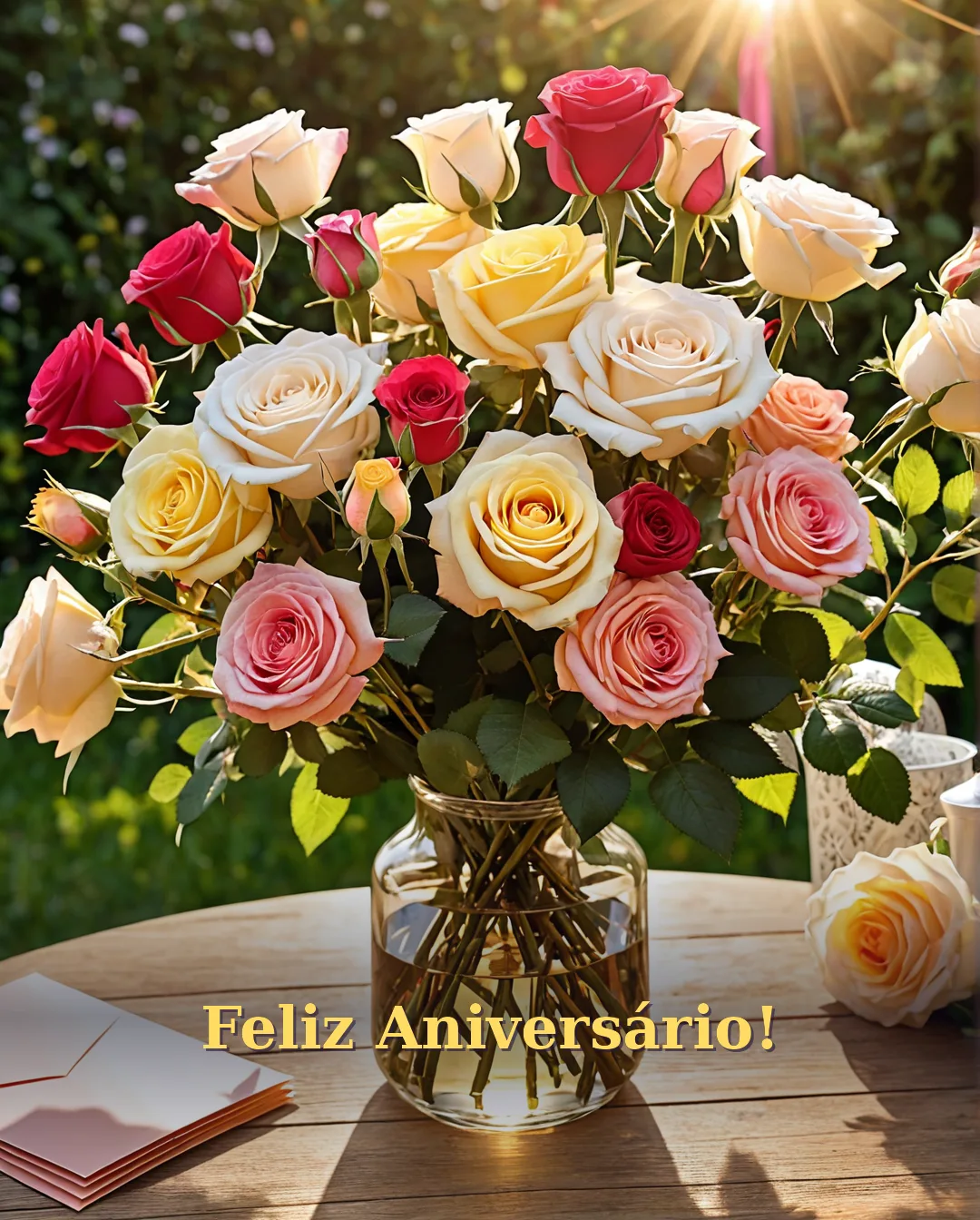 Feliz Aniversário para Amiga de Coração