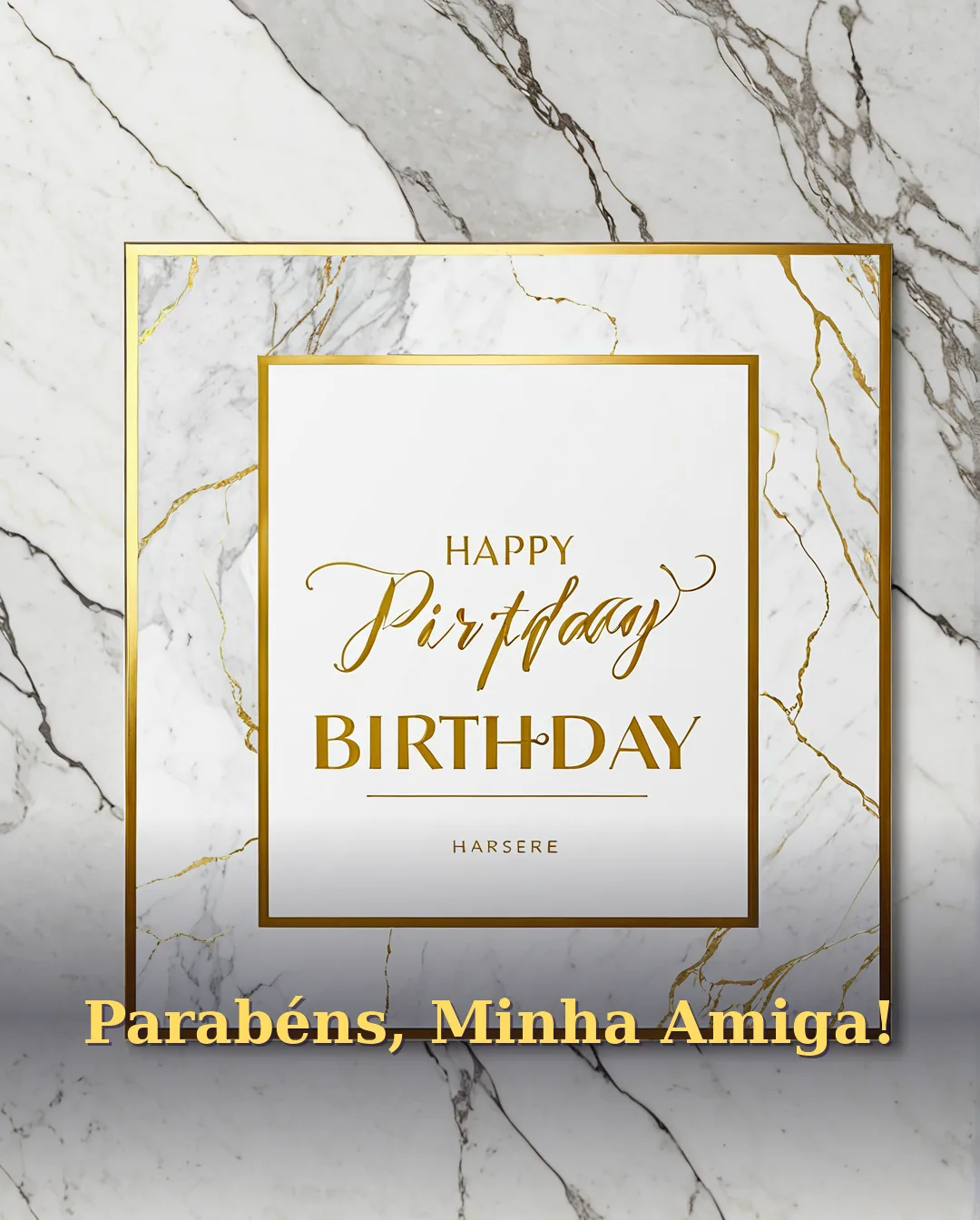 Parabéns para Amiga de Trabalho