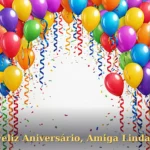 Imagem de frases de aniversário para amiga engraçadas para baixar e compartilhar no WhatsApp