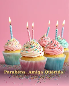 Feliz Aniversário para Amiga com Carinho