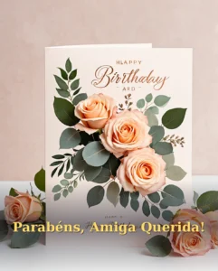 Homenagem de Aniversário para Amiga