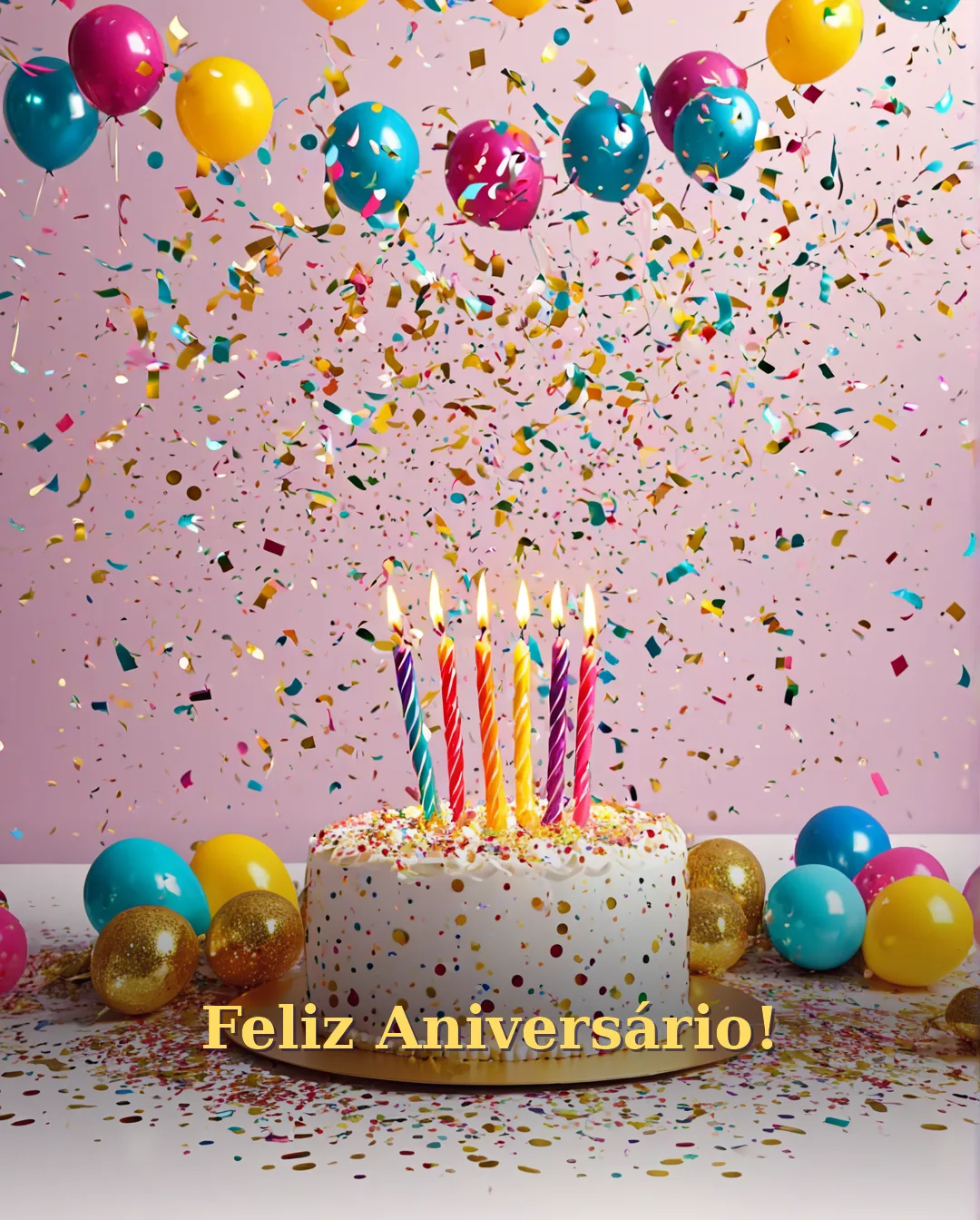 Cartão de Aniversário para Amiga Amada