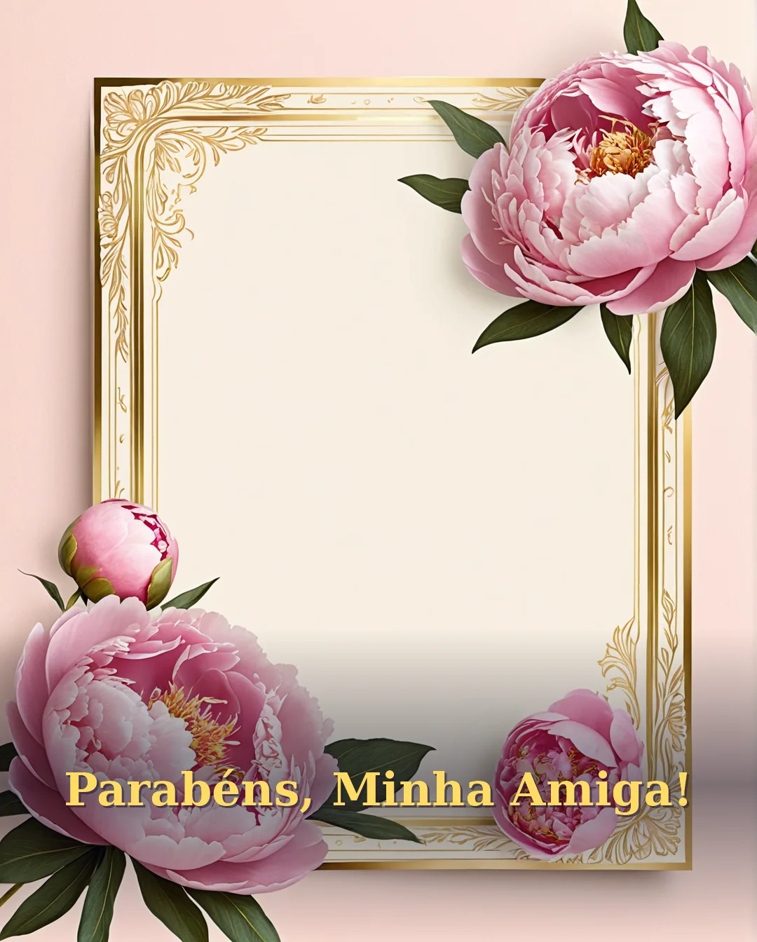 Parabéns para Amiga que Mora Longe