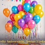 Imagem de feliz aniversário para amiga do coração para baixar e compartilhar no WhatsApp