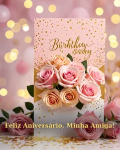 Mensagem de Feliz Aniversário para Amiga