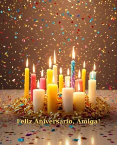 Imagem de Feliz Aniversário para Amiga — Baixe Grátis