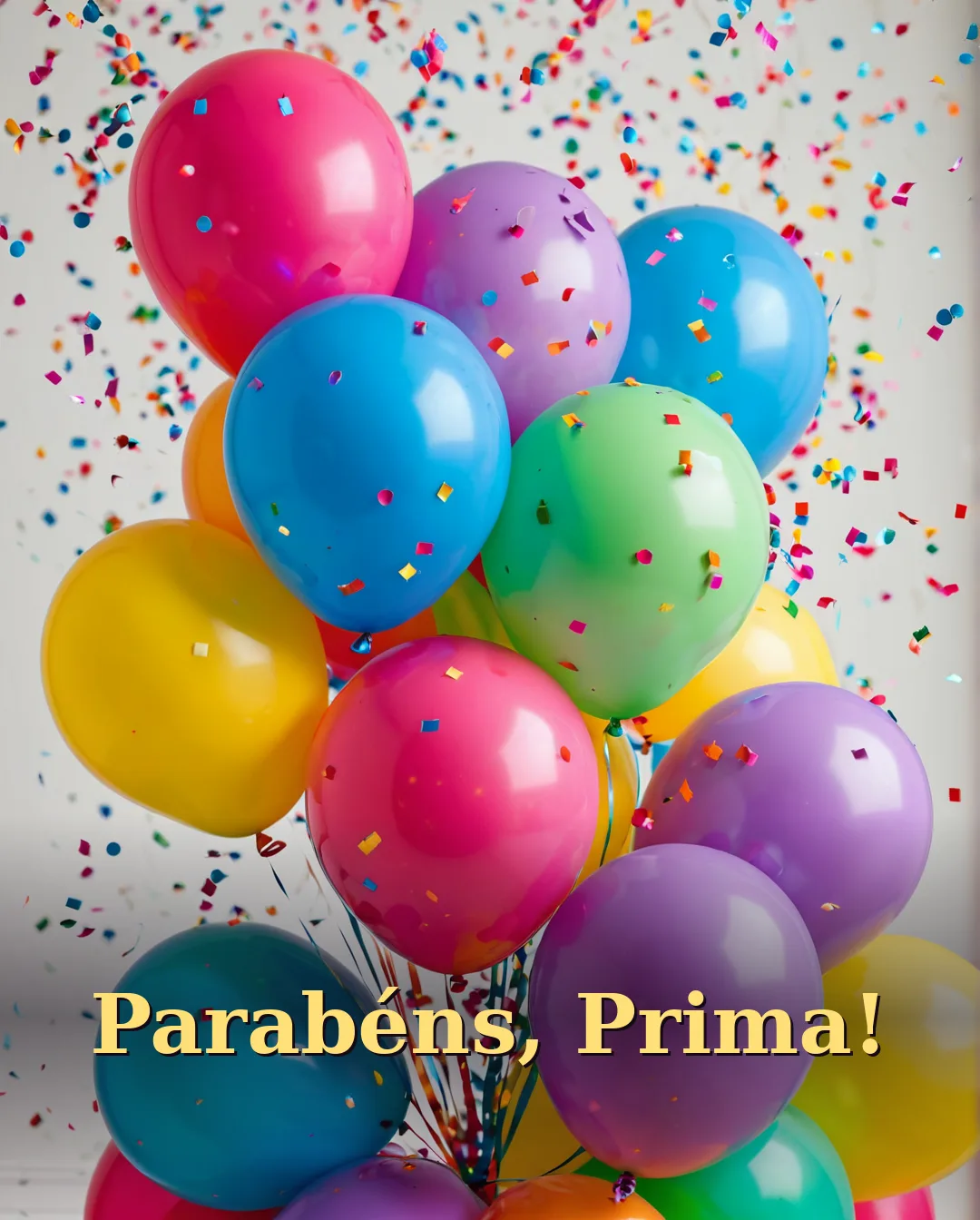 Feliz Aniversário para Prima