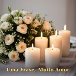 Linda mensagem para mãe com arranjo de rosas cor-de-rosa e véu de noiva