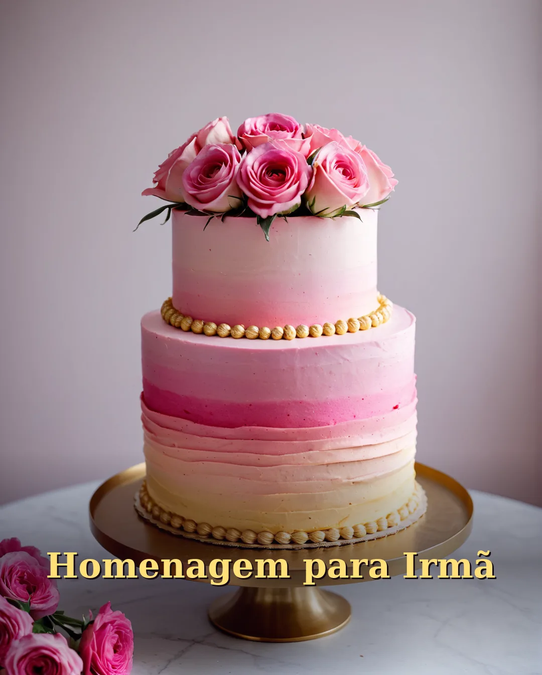 Homenagem de Aniversário para Irmã