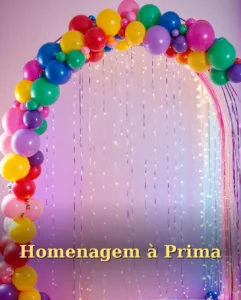 Homenagem de Aniversário para Prima