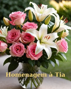 Homenagem de Aniversário para Tia