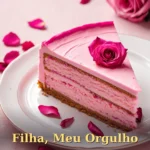 Mensagem carinhosa para filha com buquê de flores silvestres e luz dourada de tarde