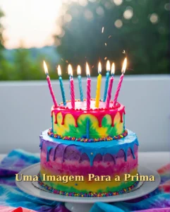 Imagem de Aniversário para Prima