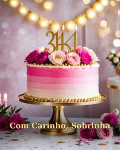 Mensagem Carinhosa de Aniversário para Sobrinha