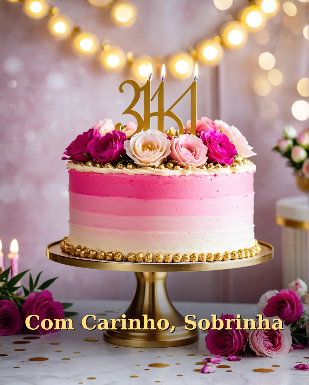 Mensagem Carinhosa de Aniversário para Sobrinha
