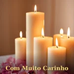 Lembrança de aniversário para pessoa especial com presente embalado e flores