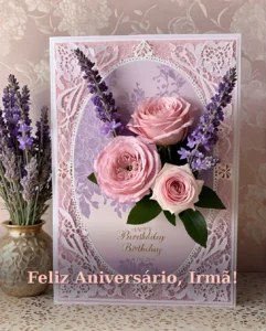 Mensagem de Aniversário para Irmã