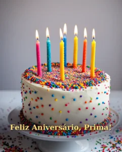 Mensagem de Aniversário para Prima