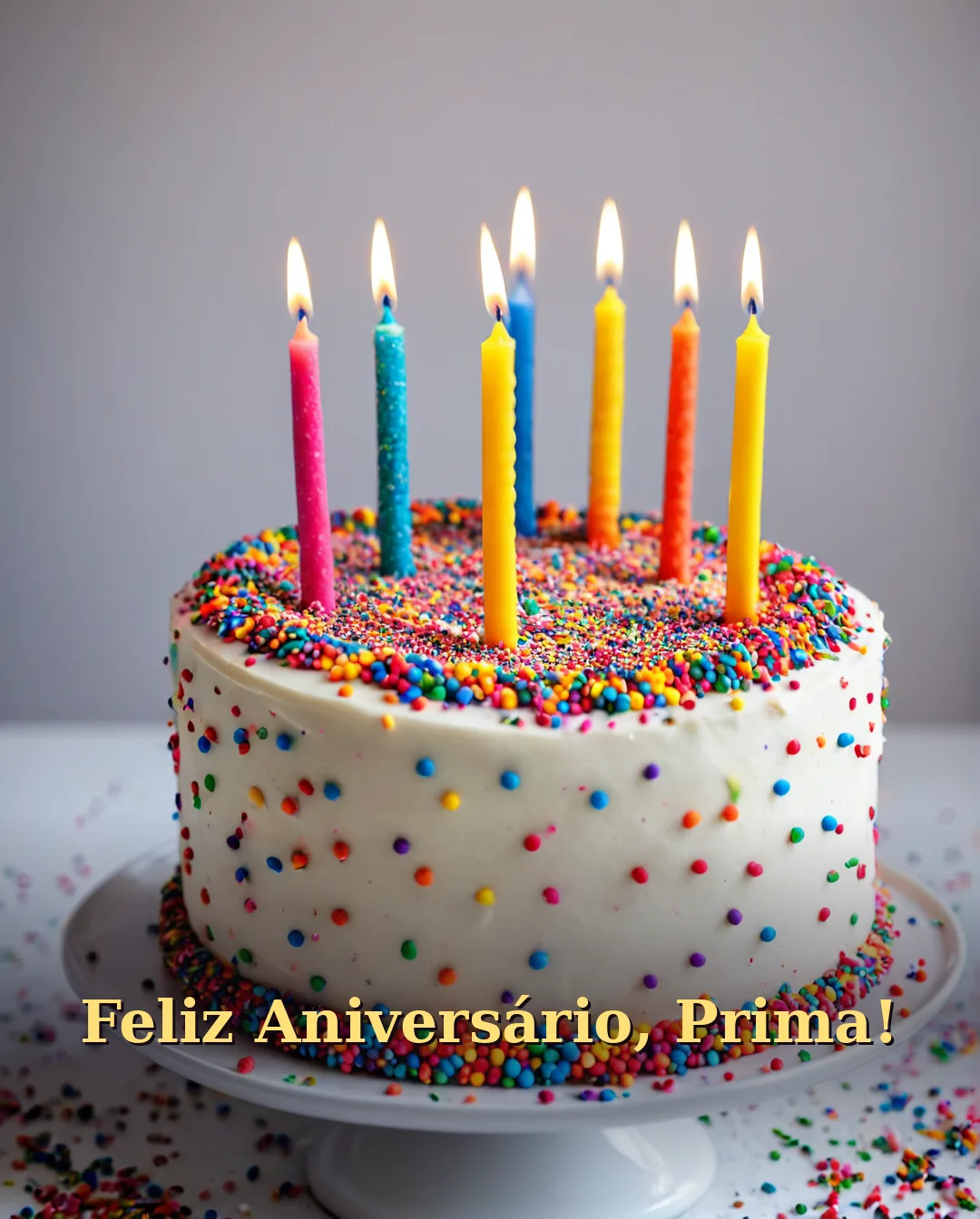 Mensagem de Aniversário para Prima