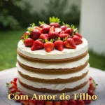 Poema de aniversário para mãe com buquê de flores de jardim e fita de cetim