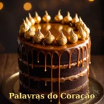 Mensagem para marido com arranjo de folhas tropicais escuras e orquídeas brancas