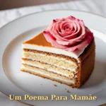 Imagem de aniversário para mãe com jardim de rosas e luz de manhã primaveril